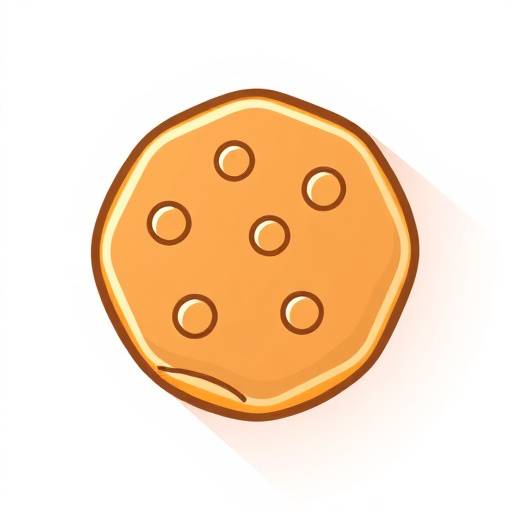 Ícone de um cookie representando o uso de cookies no site.
